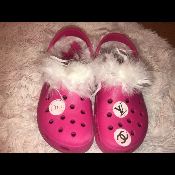 CUSTOM FUR CROCS!// message me, any color! - Picture 3 of 3